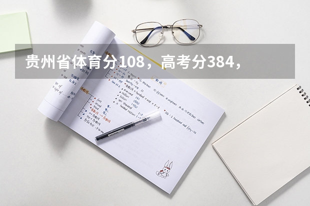 贵州省体育分108，高考分384，综合分300分能上那个本科？ 贵州文科体育生本科分数线