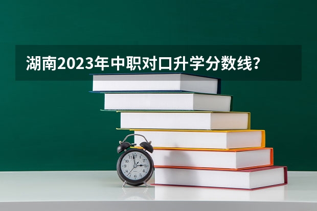 湖南2023年中职对口升学分数线？ 湖南大众传媒职业技术学院分数线